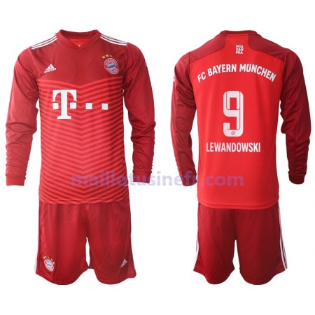 Maillot de Foot FC Bayern Munich Robert Lewandowski 9 Domicile 2021-22 Manches Longues - Enfant Maillot de Foot FC Bayern Munich Robert Lewandowski 9 Domicile 2021-22 Manches Longues - Enfant